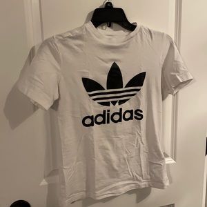 Adidas XS White Logo Shirt